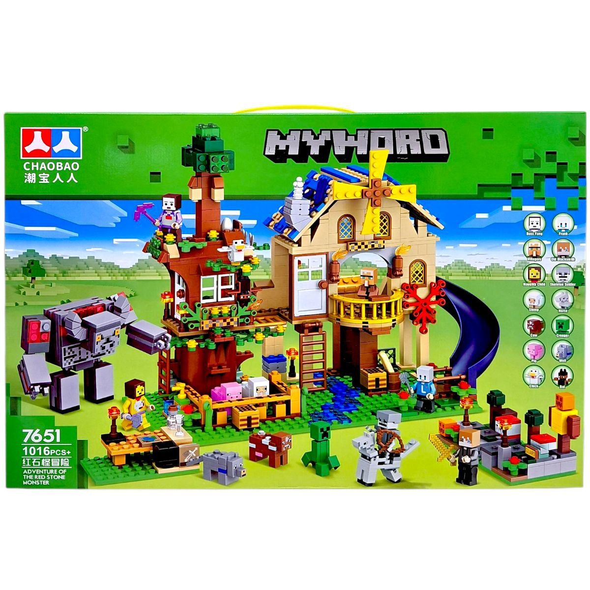 Конструктор "Майнкрафт/Minecraft" 1016 деталей, в коробці 58х8х38 см  фото 1