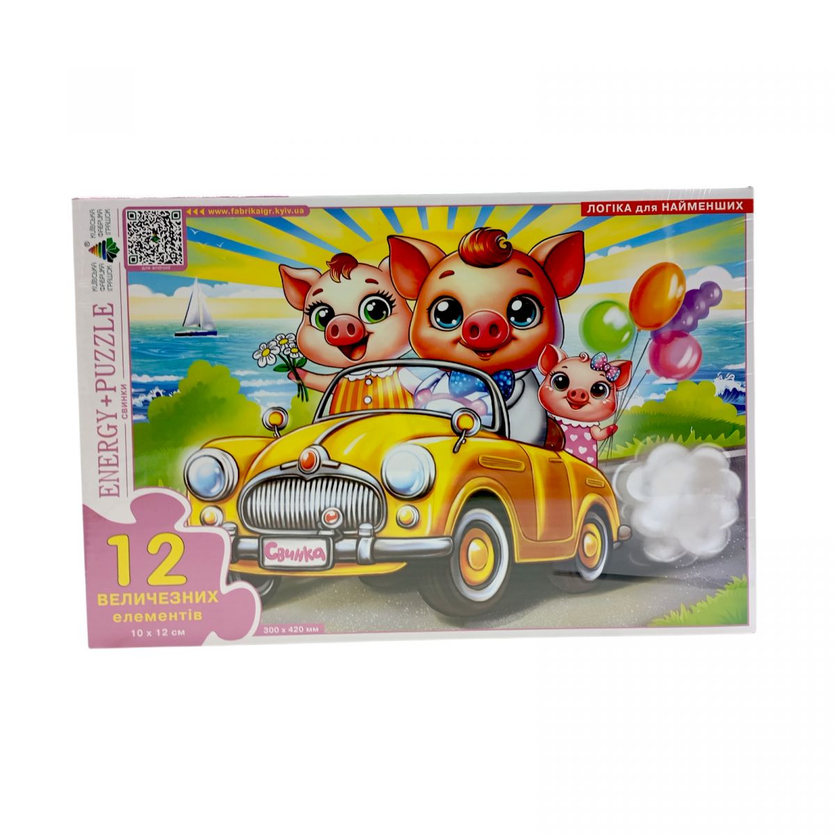 Гра-пазл 12 Свинки  фото 1