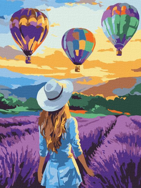 Картина за номерами - "Лавандові пригоди" ©art_selena_ua, 30х40см  фото 1