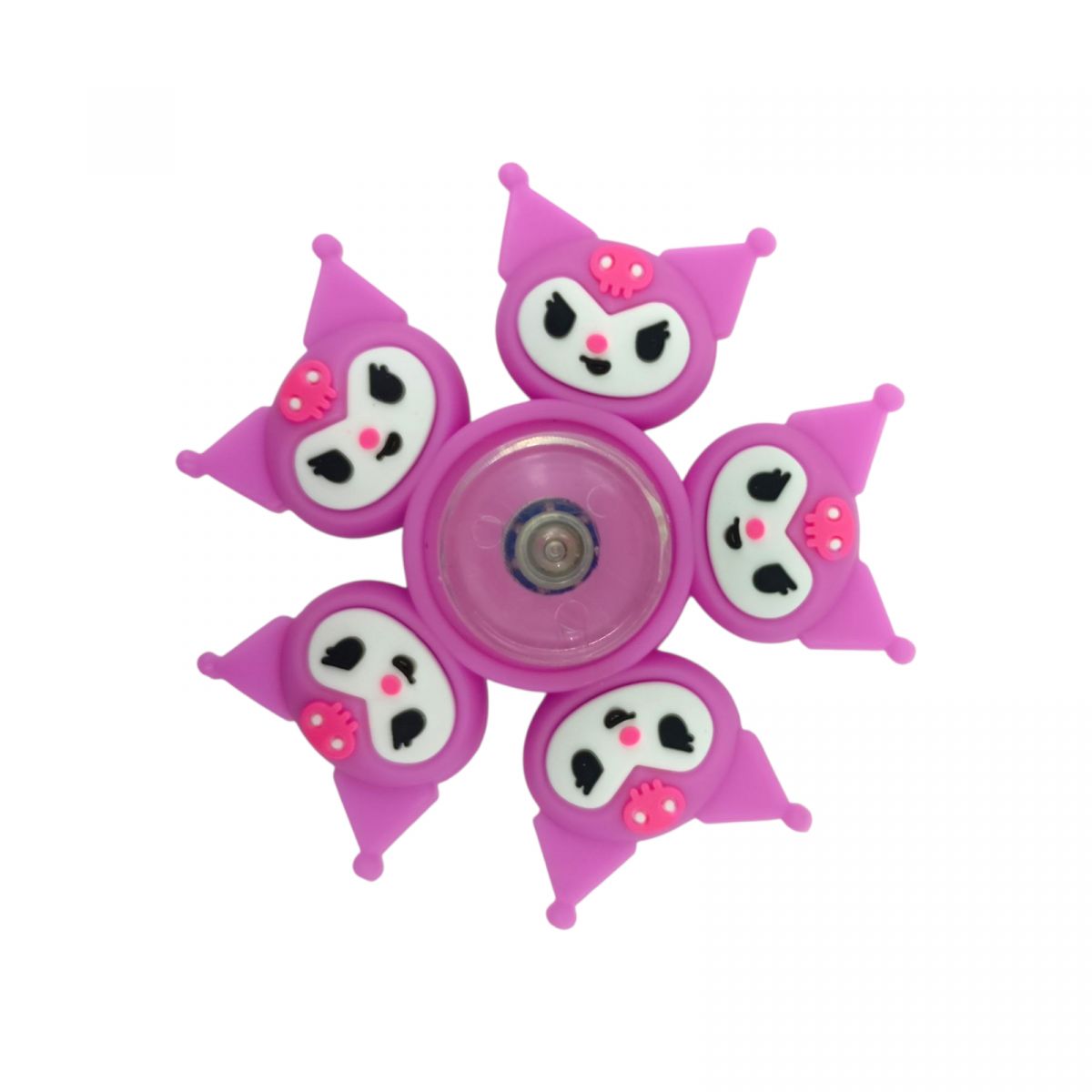 Спинер резиновый КУРОМИ (РОЗОВЫЙ)  фото 1