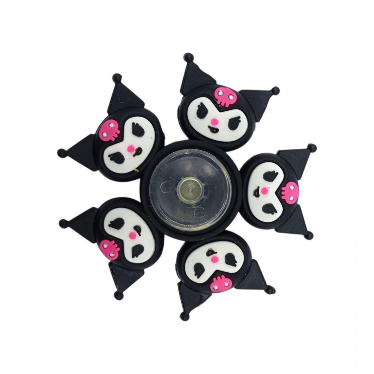 Спинер резиновый КУРОМИ (ЧЕРНЫЙ)  фото 1