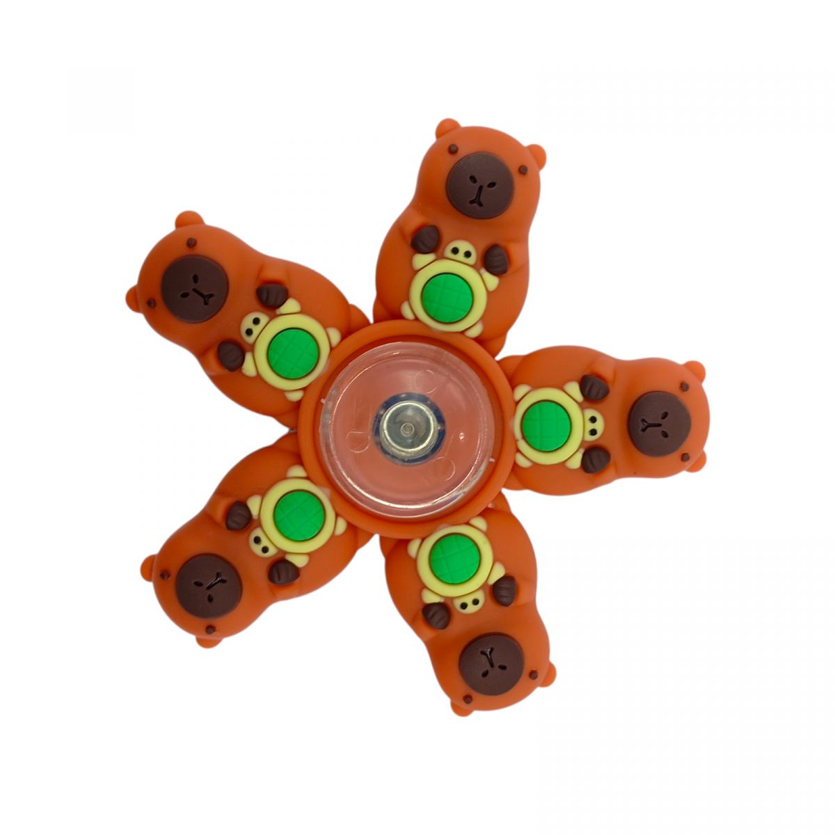 Спинер резиновый КАПИБАРА (КОРИЧНЕВЫЙ)  фото 1