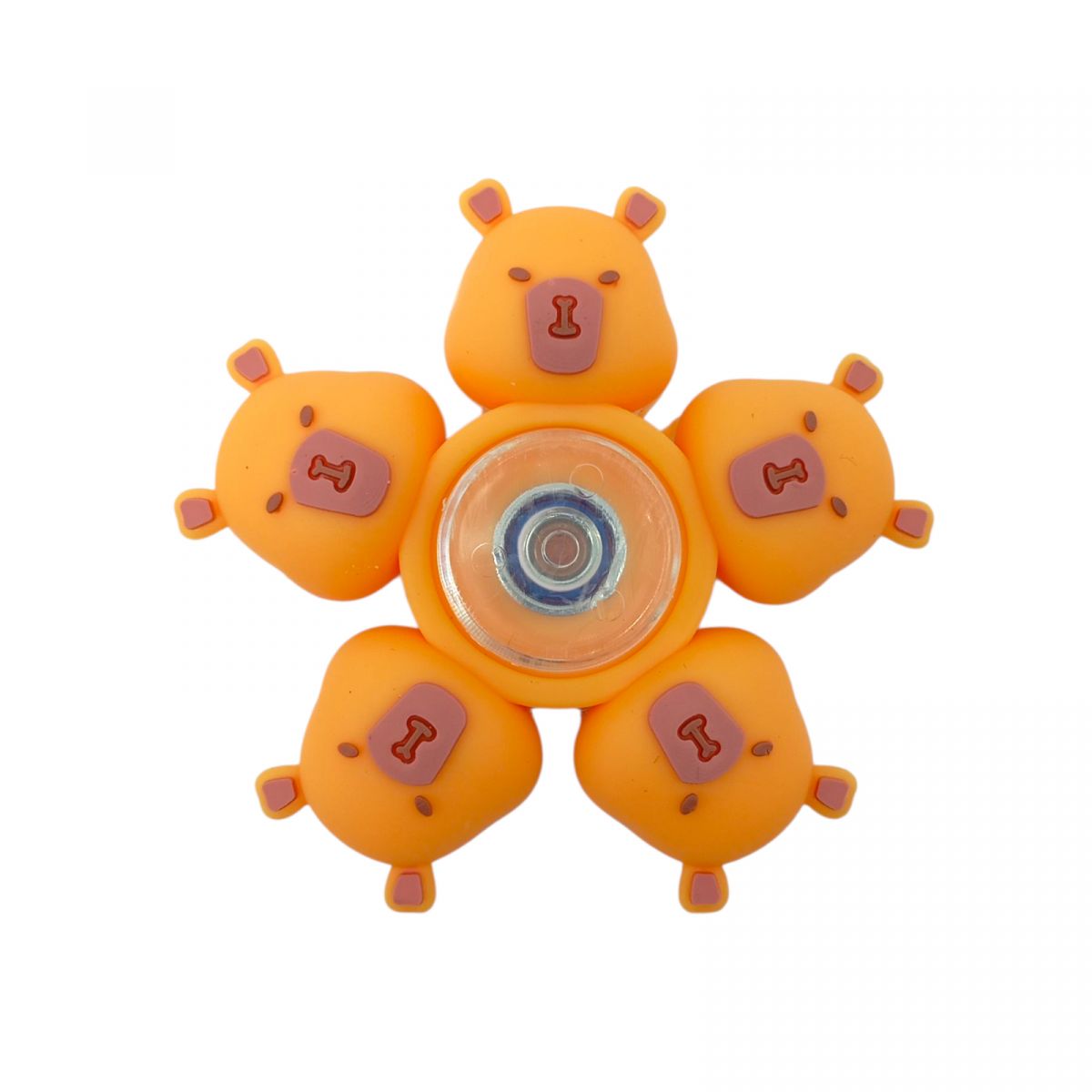 Спинер резиновый КАПИБАРА (РЫЖИЙ)  фото 1