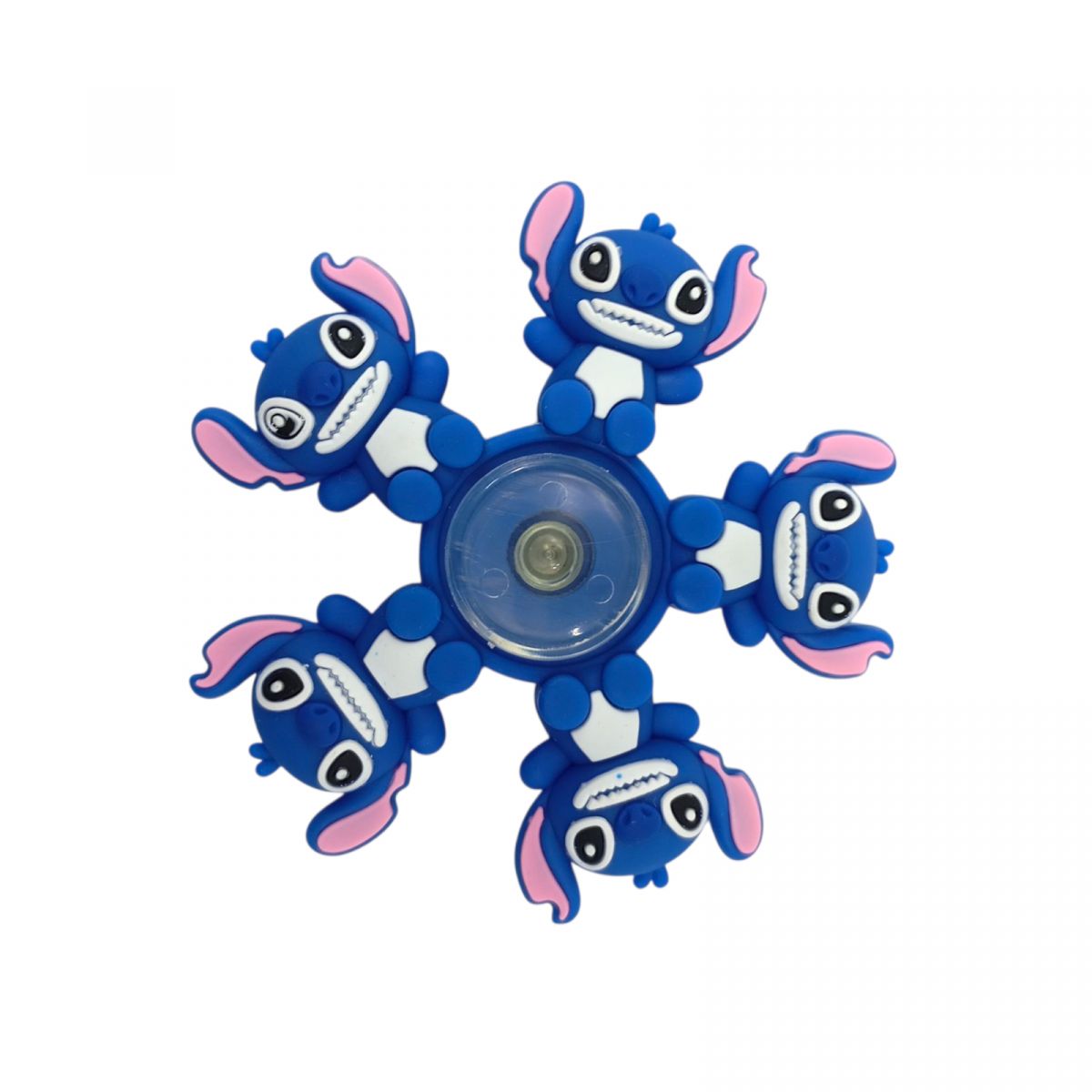 Спинер резиновый STITCH (СИНИЙ)  фото 1