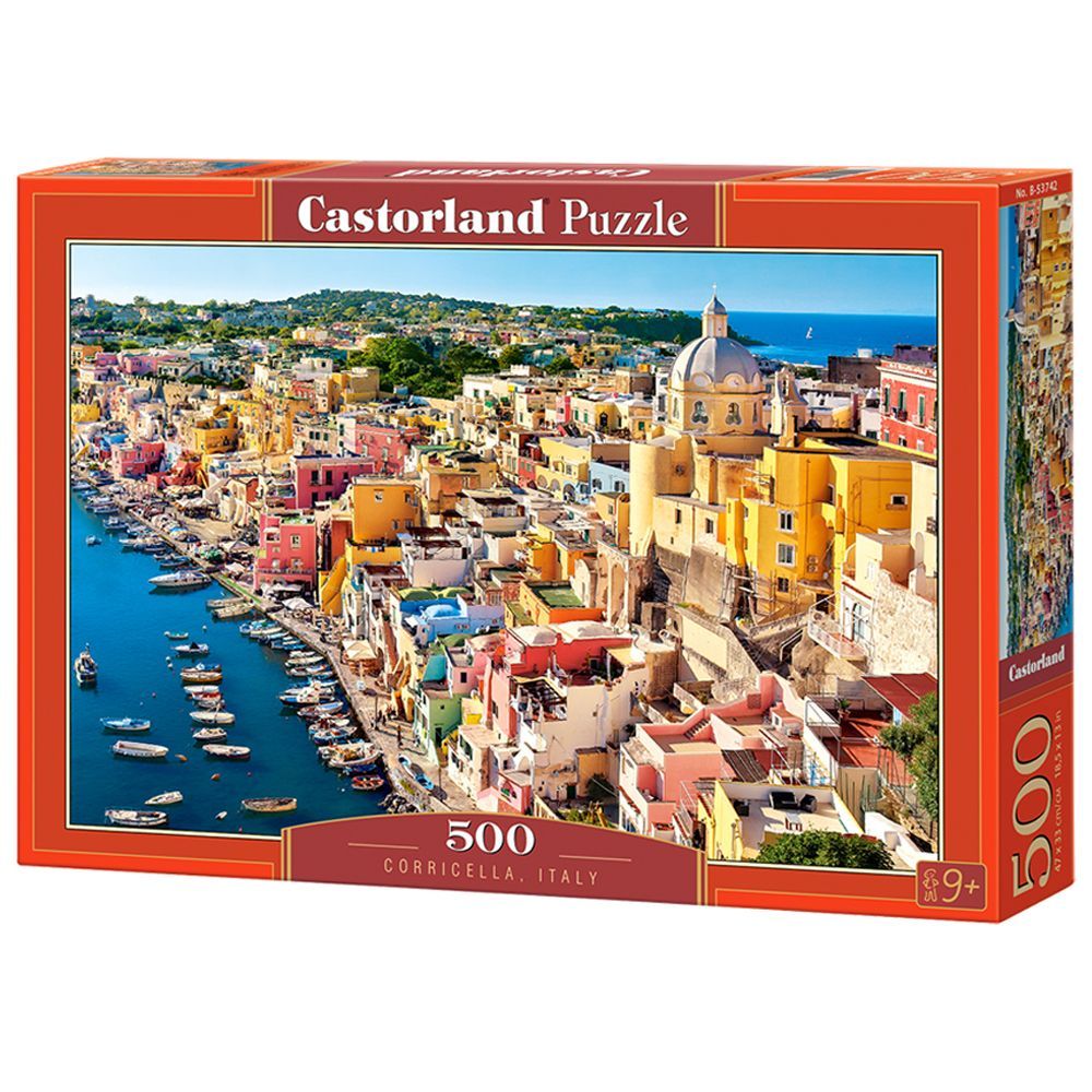 Уценка.  Пазлы "Корричелла, Италия", 500 элементов - Повреждена упаковка  фото 1
