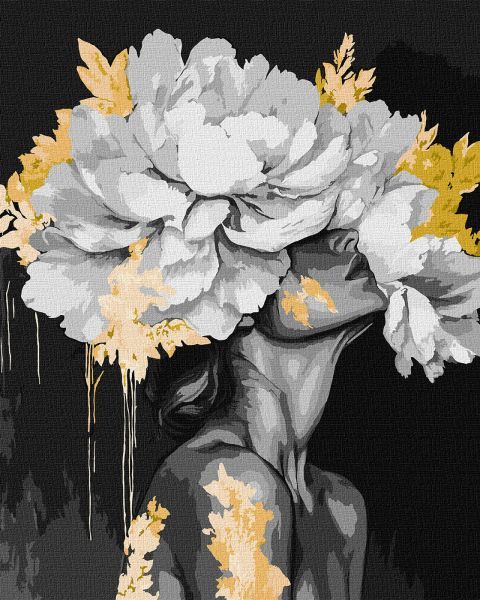 Картина за номерами - "Пробудження краси" з фарбами металік extra ©victoria_art, 40х50см  фото 1