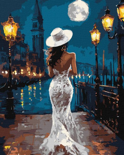 Картина за номерами - "Біля причалу" ©art_selena_ua, 40х50см  фото 1