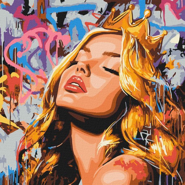 Картина за номерами - "Сучасна Спляча красуня" ©art_selena_ua, 40х40см  фото 1