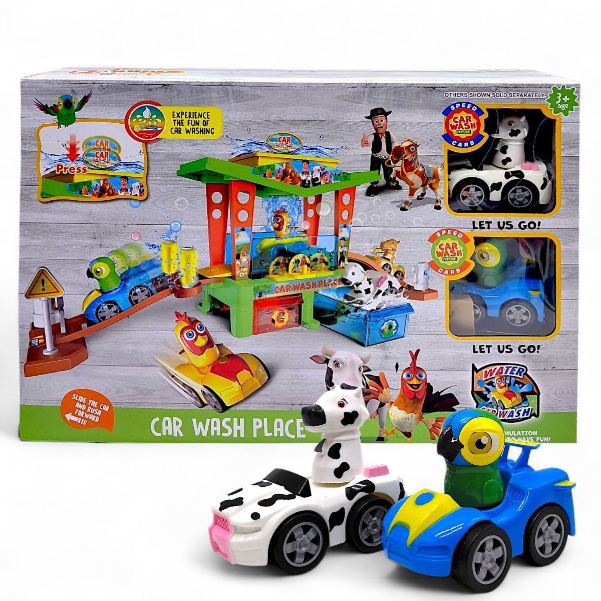 Автомийка "ТВАРИНИ" в коробці 41x28x10 см (ВИД 2)  фото 1