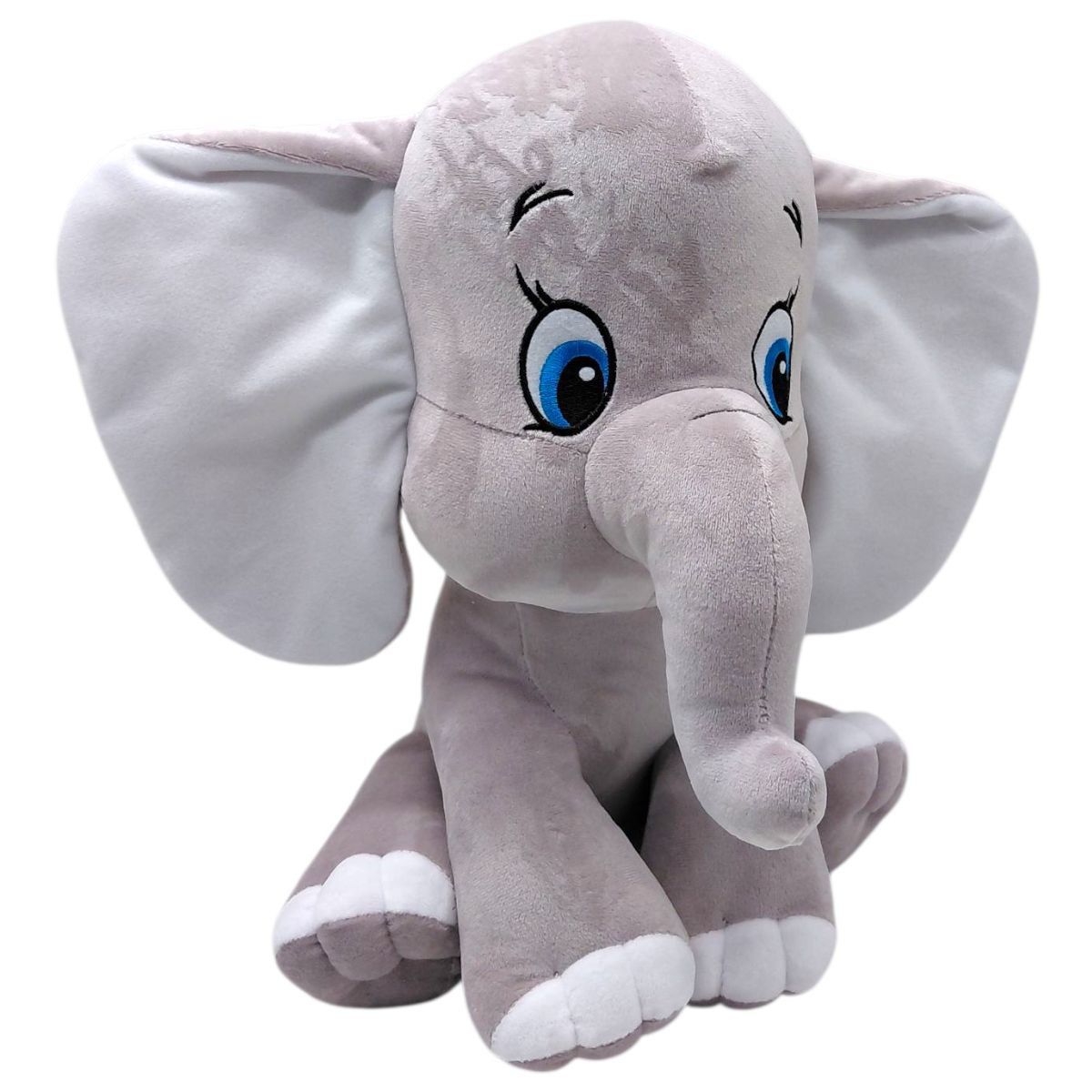М'яка іграшка "Слоненя" 33 см (сіре)  фото 1