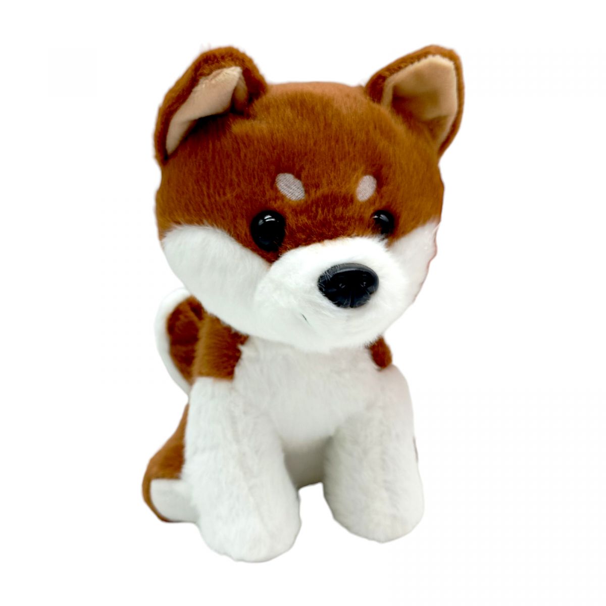 Мʼяка іграшка Собака 20 СМ (КОРИЧНЕВА З БІЛИМ)  фото 1