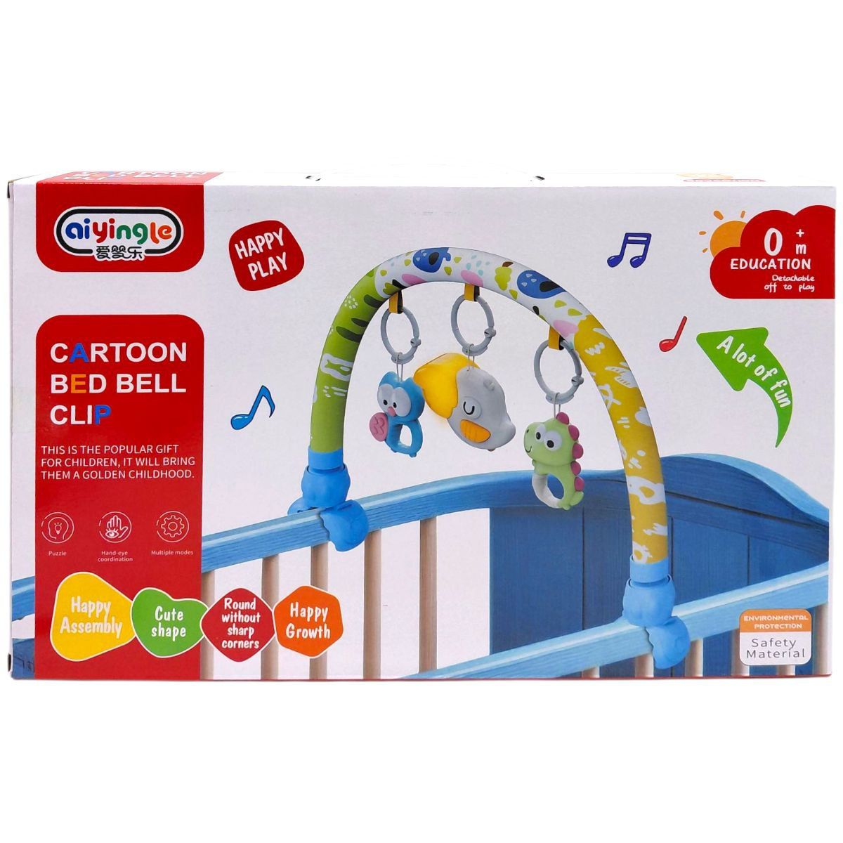 Брязкальце-дуга (мелодії, підсвічування, музична іграшка) в коробці 40х5,5х25 см  фото 1