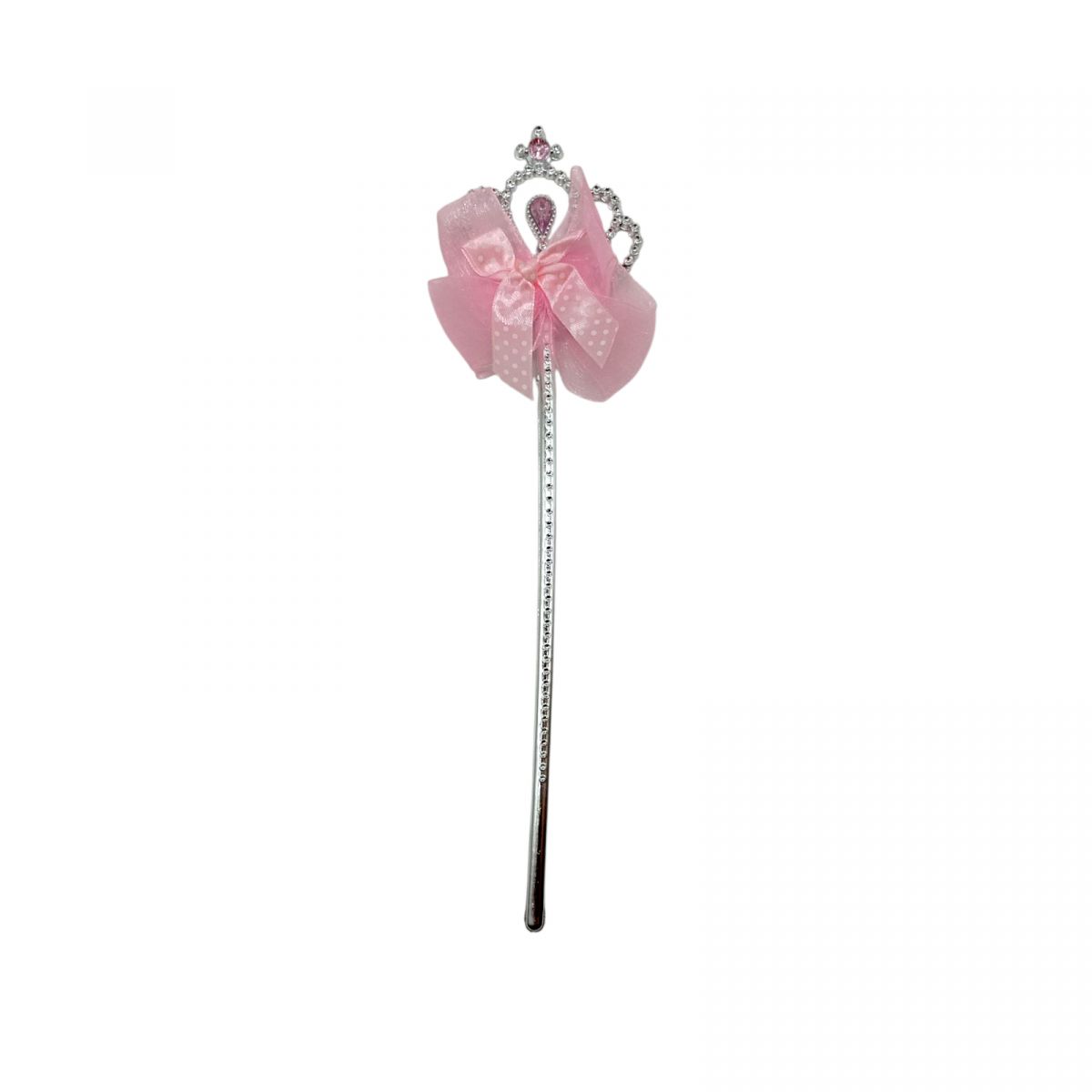 Чарівна паличка Корона з бантиком 32 см  фото 1