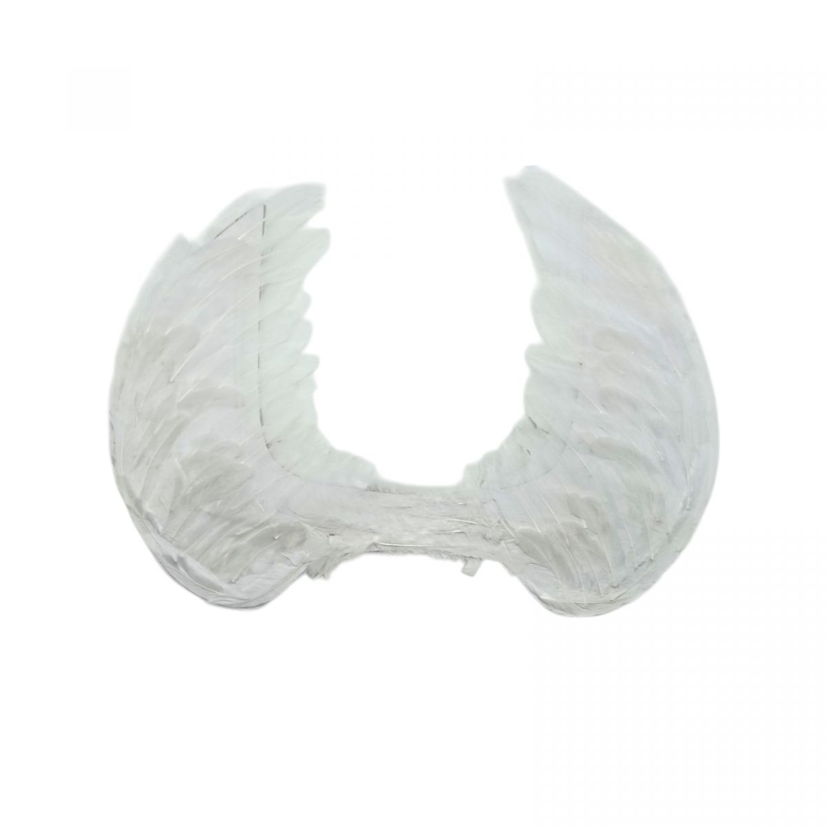 Крила ангела з пухом білі 55 см  фото 1