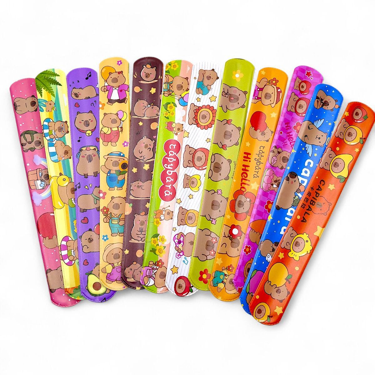 Слеп-браслети на руку "Капібари" 22 см (мікс видів, ціна за 1 шт)  фото 1