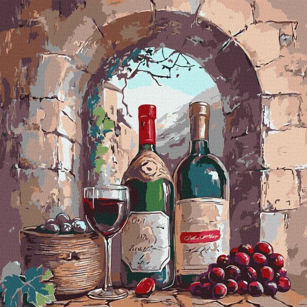 Картина за номерами - Смак витримки 40х40 см  фото 1