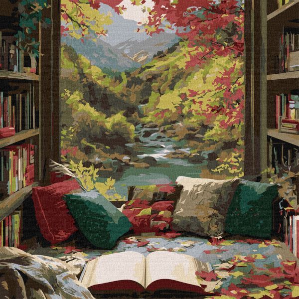 Картина за номерами - Гірська мрія 40х40 см.  фото 1