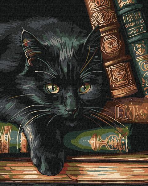 Картина за номерами - Спокій у тиші з фарбами металік extra 40х50 см.  фото 1