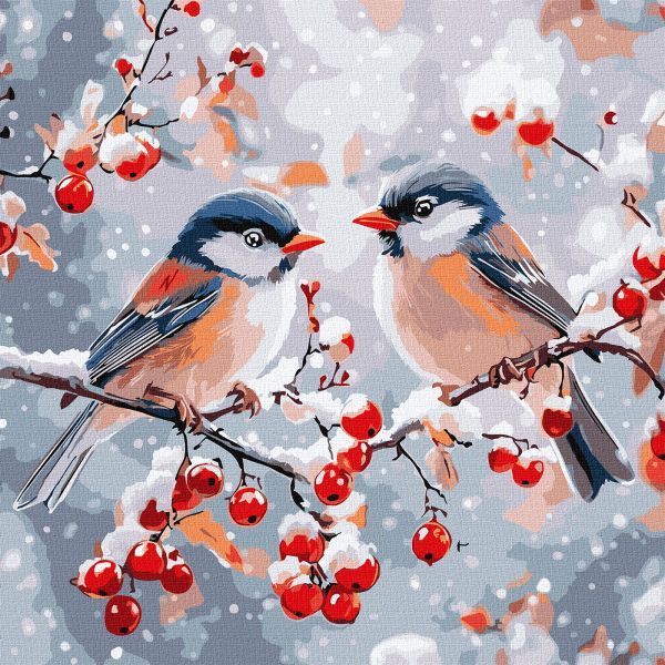 Картина за номерами - Зимова гармонія 40х40 см.  фото 1