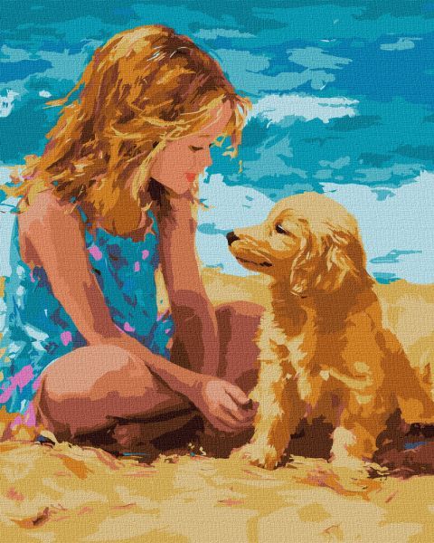 Картина за номерами - Друг дитинства 40х50 см.  фото 1