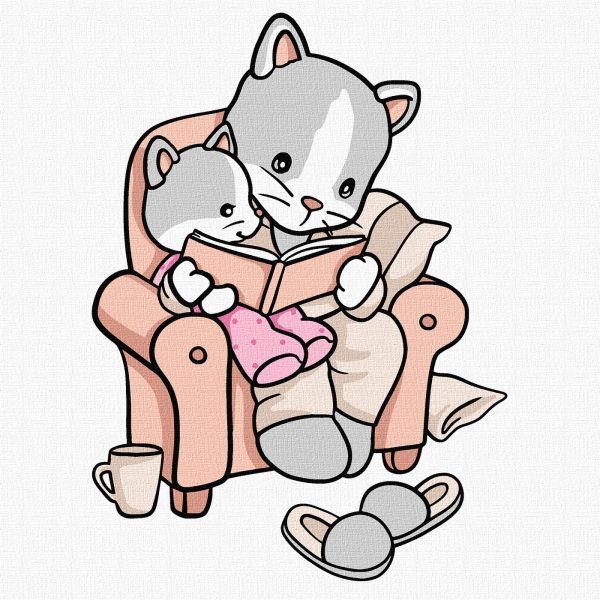 Картина за номерами - Казки на ніч 25х25 см  фото 1