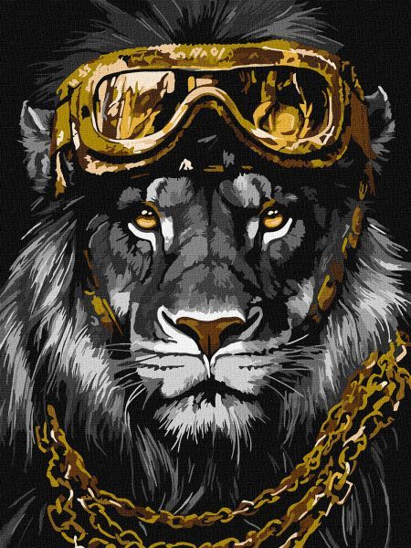 Картина за номерами - Сила стилю з фарбами металік extra 30х40 см.  фото 1