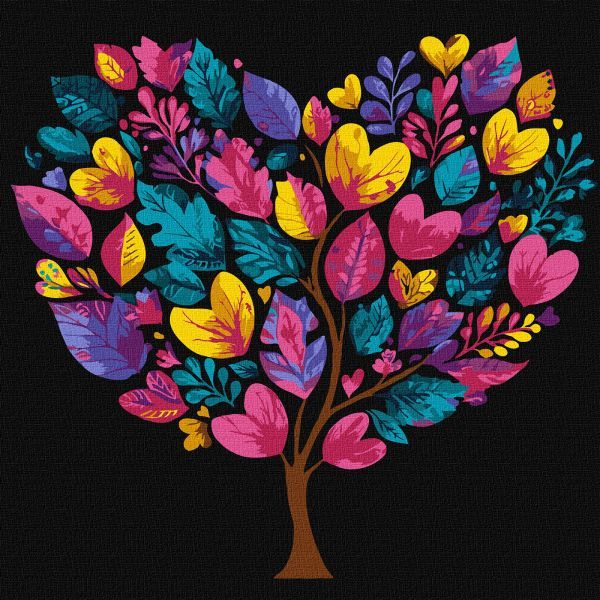 Картина за номерами - Дерево життя 30х30 см.  фото 1