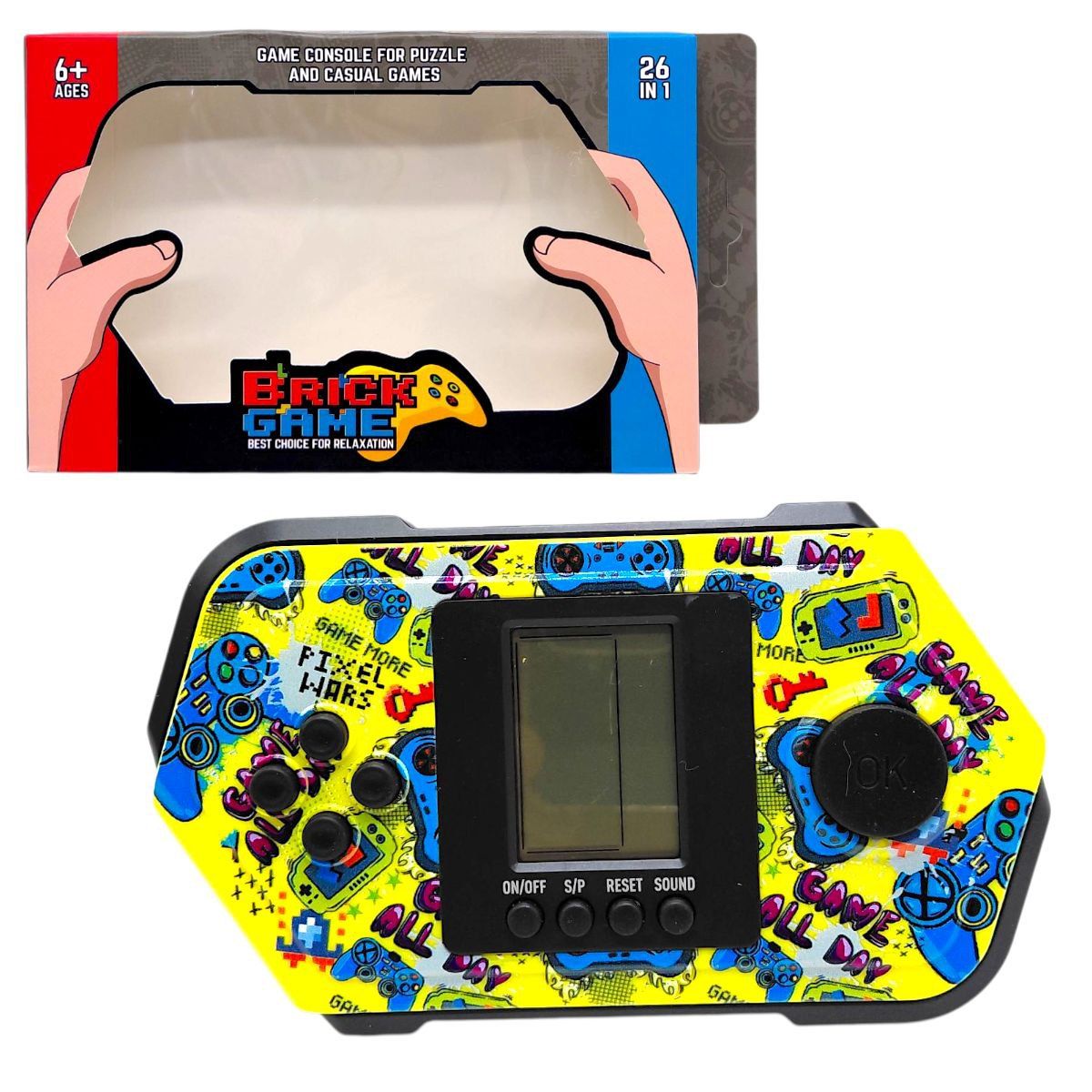 Игрушка интерактивная "Тетрис" (желтый)  фото 1