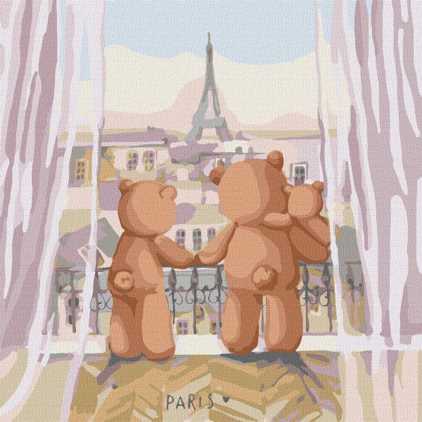 Картина за номерами - "Родинна подорож" ©tanya_bonya, 30х30см  фото 1