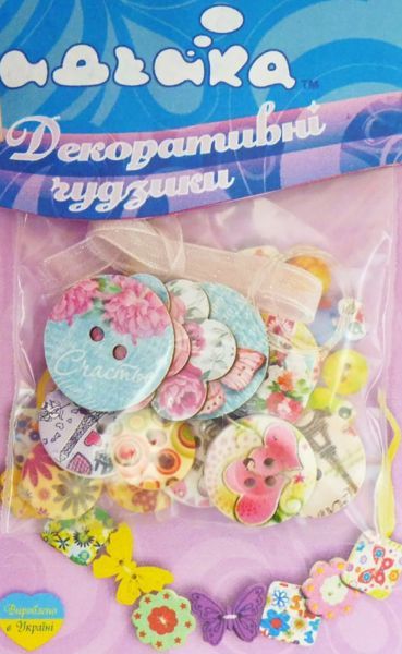 Набор пуговиц - "Французские мечты"  фото 1