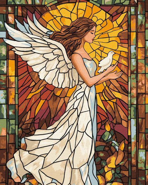 Картина за номерами - Хранительниця світла 40х50 см.  фото 1