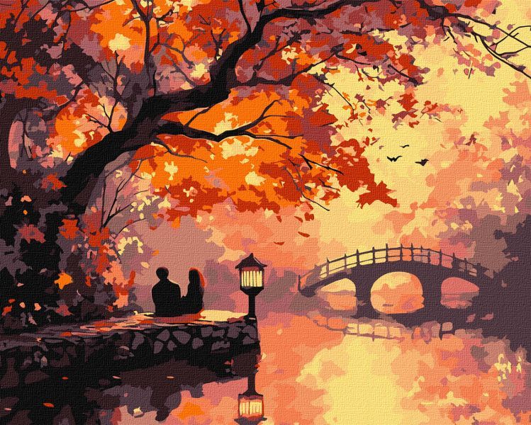 Картина за номерами - Осіння ідилія 40х50 см.  фото 1