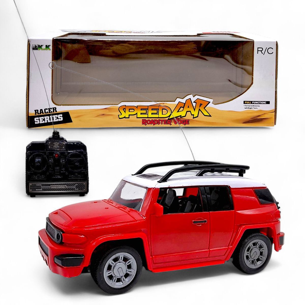 Машина на радіокеруванні ПОЗАШЛЯХОВИК (ЧЕРВОНИЙ)  фото 1