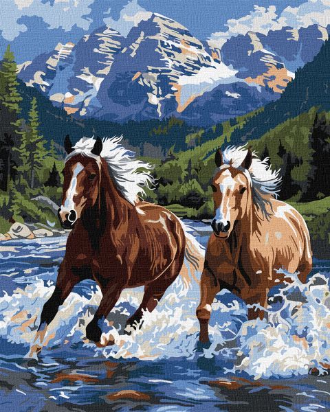 Картина за номерами - "Сила у русі" ©art_selena_ua, 40х50см  фото 1