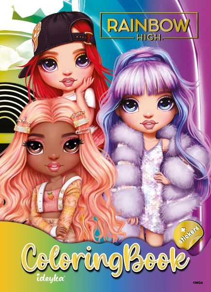 Книжка-розмальовка зі стікерами  "BB Nation SWAG"  фото 1