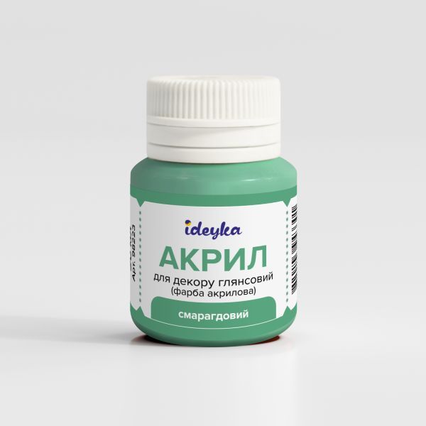 Акрил для декору - Смарагдовий  фото 1