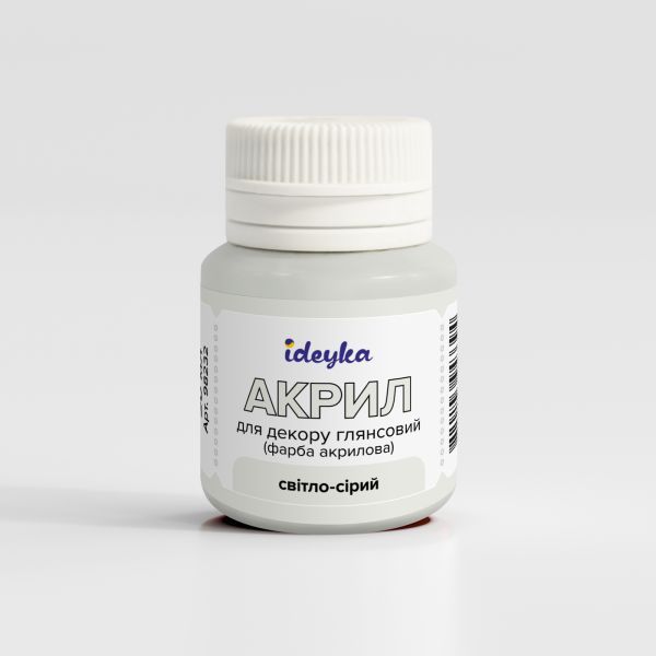 Акрил для декору - Світло-сірий  фото 1