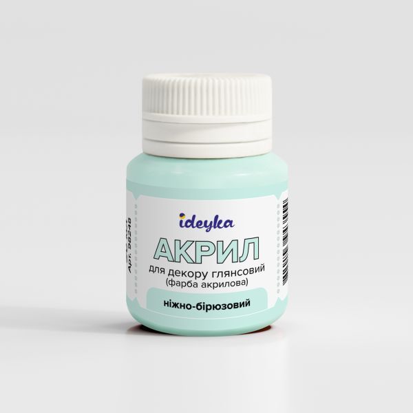 Акрил для декору - Ніжно-бірюзовий  фото 1