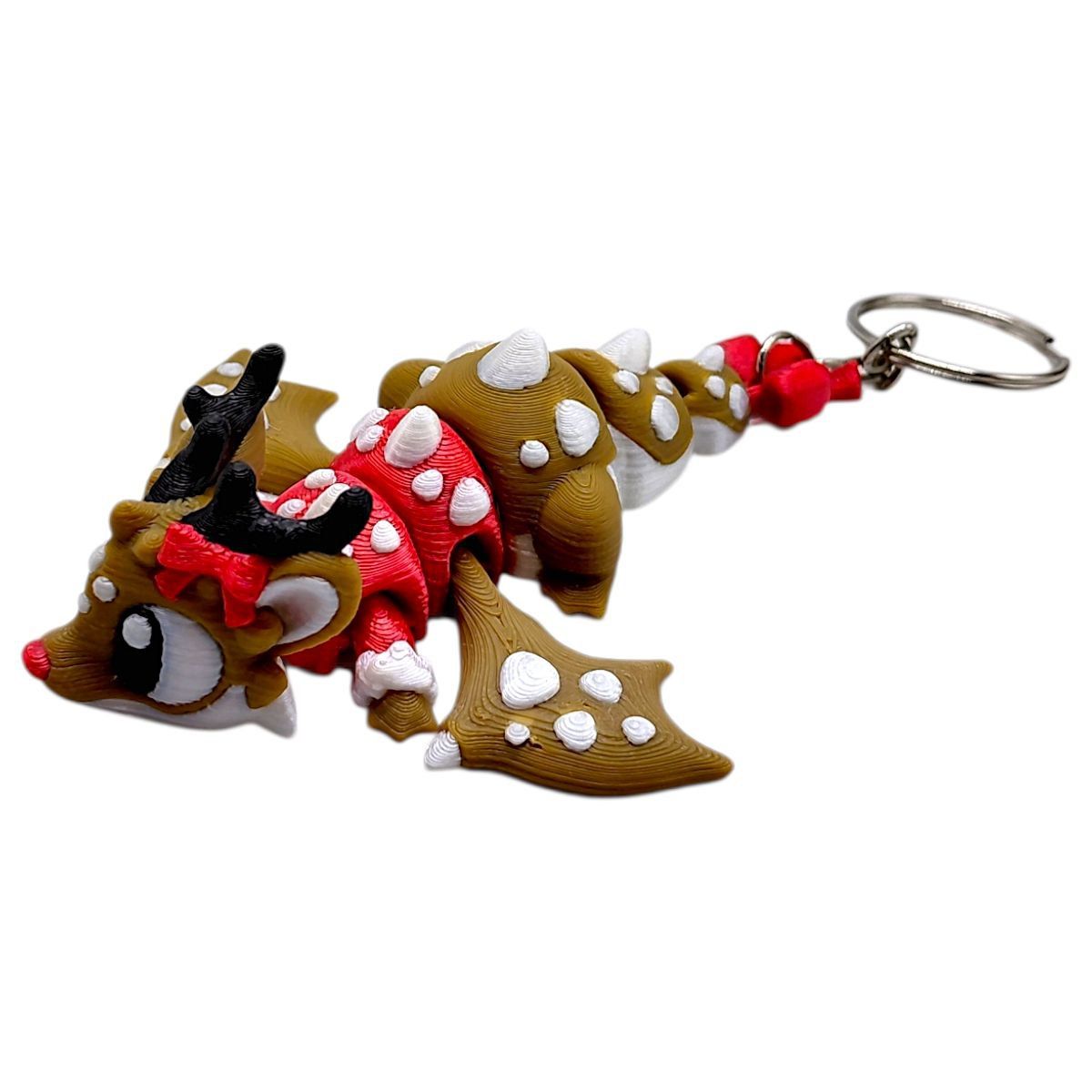 Брелок "Дракончик Олень" (3d печать)  фото 1