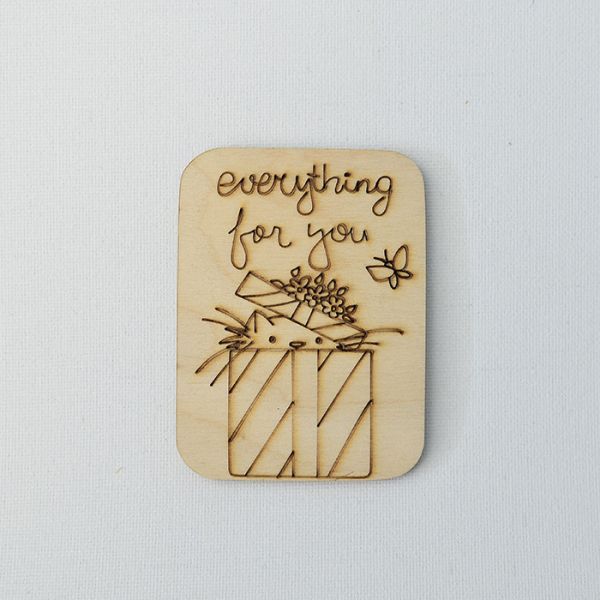 Декоративний елемент "Фігурка з фанери.  LOVE #5"  фото 1