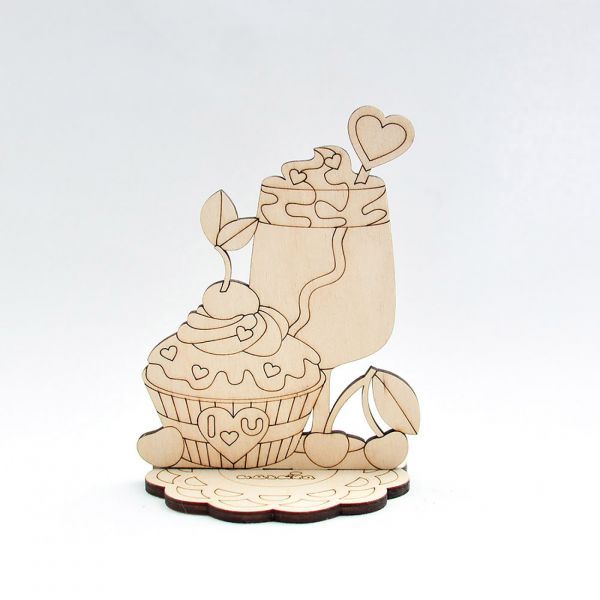 Декоративний елемент "Фігурка з фанери.  Bon appetite"  фото 1