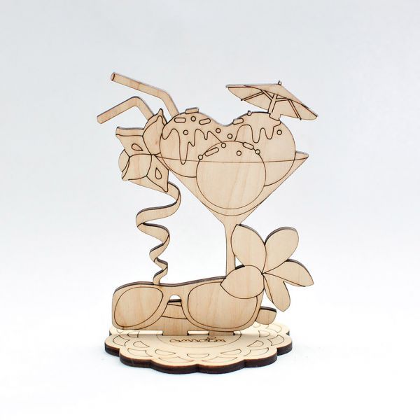 Декоративний елемент "Фігурка з фанери.  Bon appetite"  фото 1