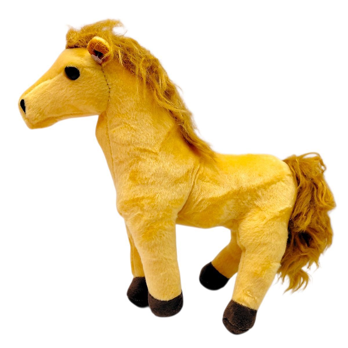 М'яка іграшка "Коник" 25 см (СВІТЛО-КОРИЧНЕВИЙ)  фото 1