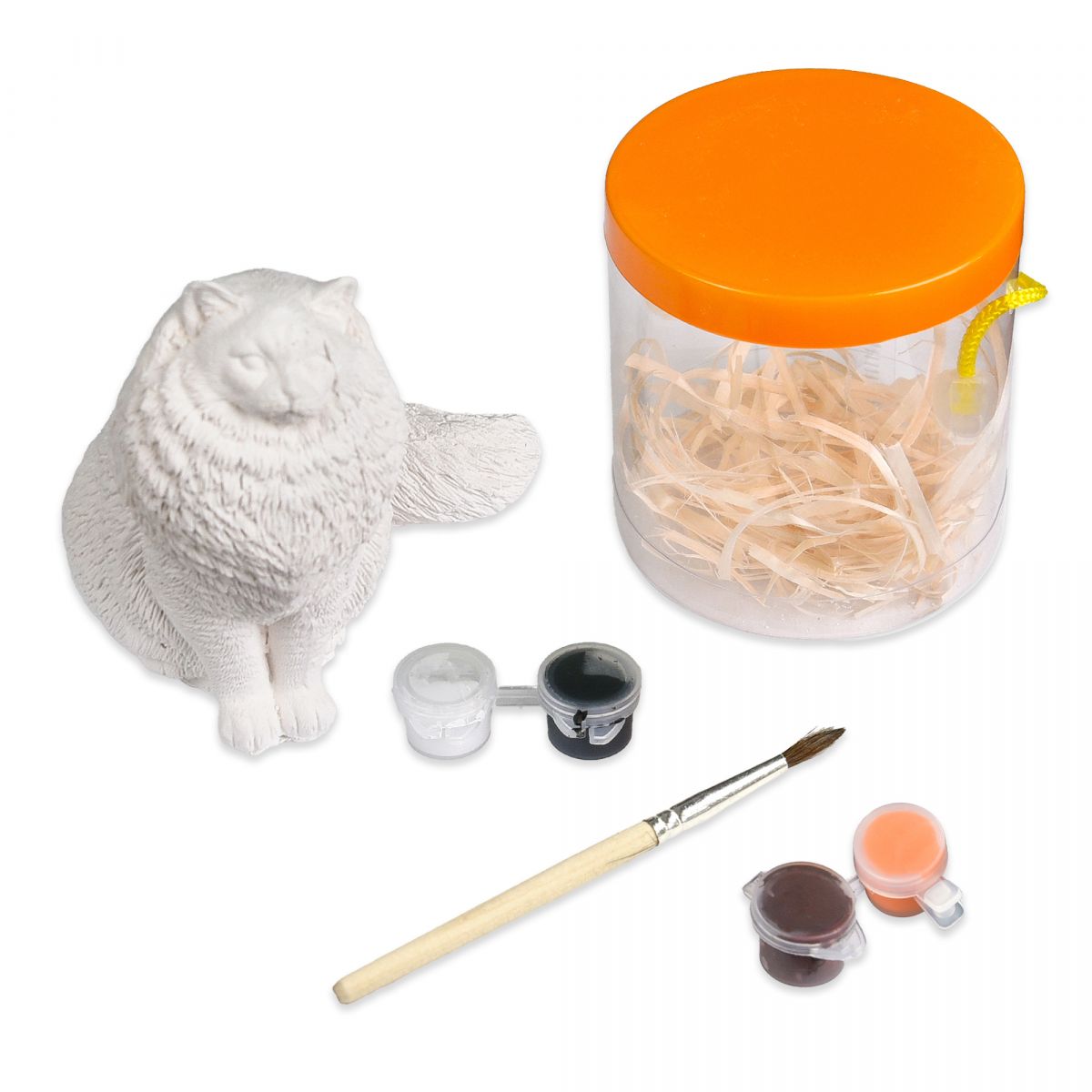 Набір для творчості "Гіпсова розмальовка.  Котик"  фото 1