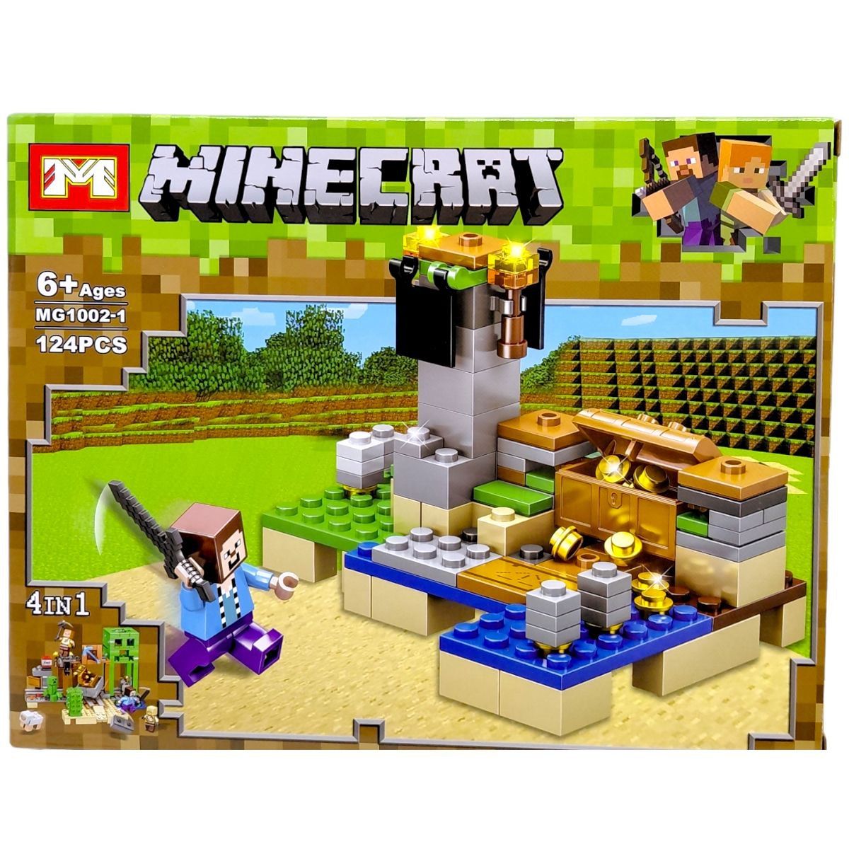 Конструктор MINECRAFT / МАЙНКРАФТ (ВИД 1)  фото 1