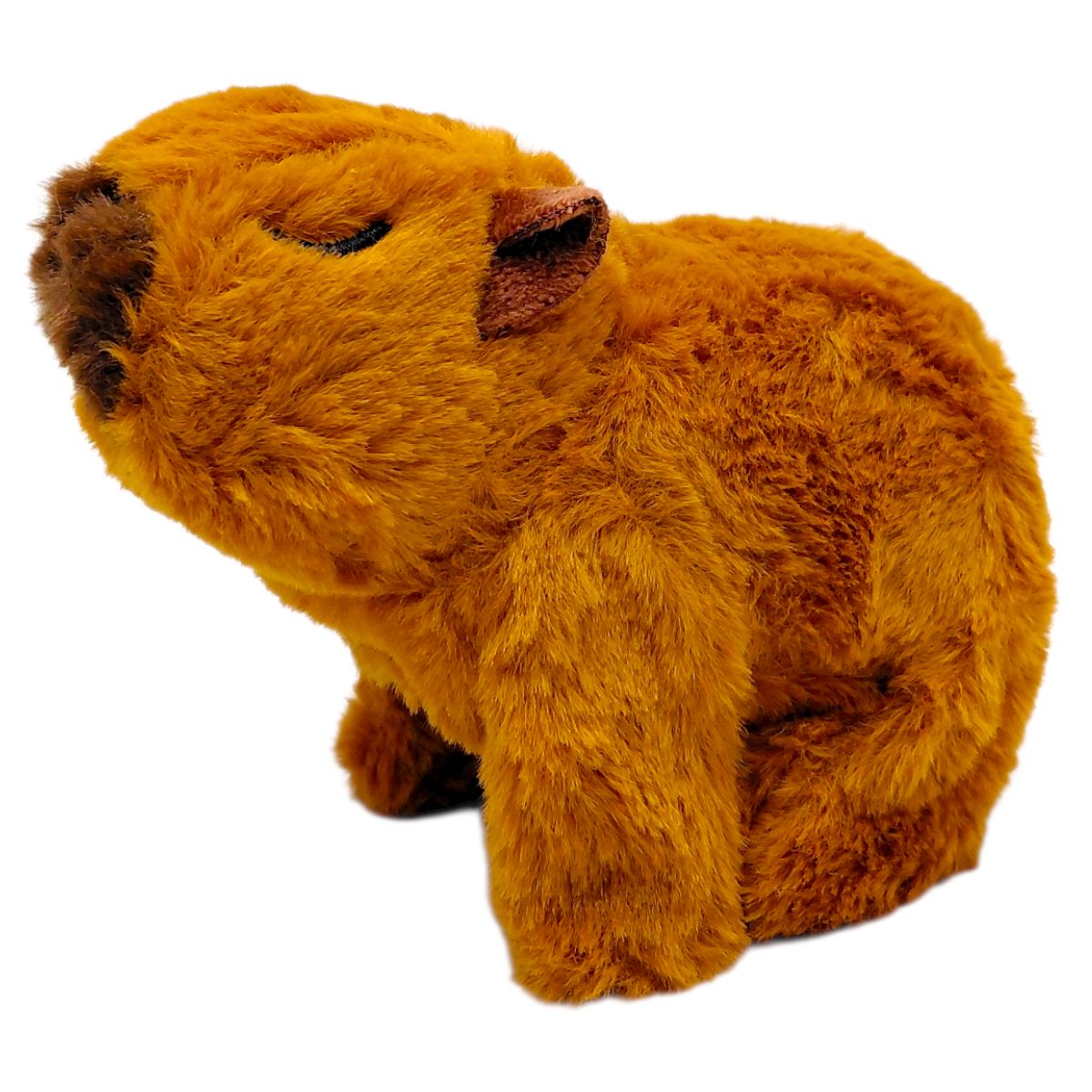 Мʼяка інтерактивна іграшка "Капібара" (коричнева)  фото 1