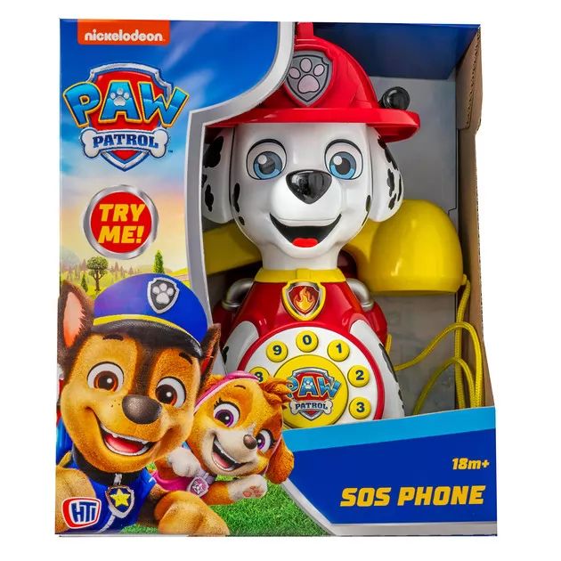 Игрушка-каталка на веревочке PAW PATROL - МАРШАЛЛ: ЭКСТРЕННЫЙ ВЫЗОВ  фото 1