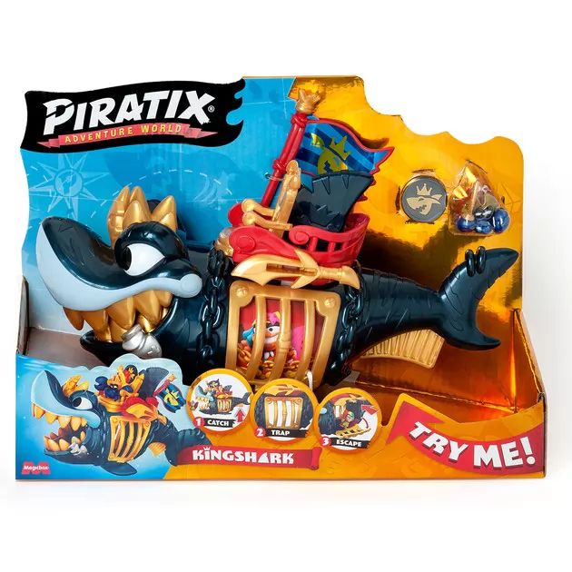 Игровой набор PIRATIX S - КОРОЛЕВСКАЯ ЧЕРНАЯ АКУЛА  фото 1