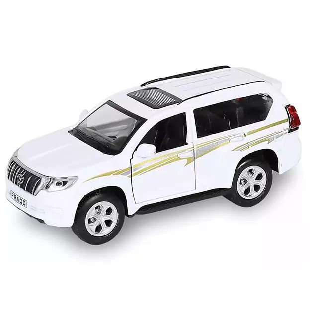 Автомодель - TOYOTA PRADO (білий)  фото 1