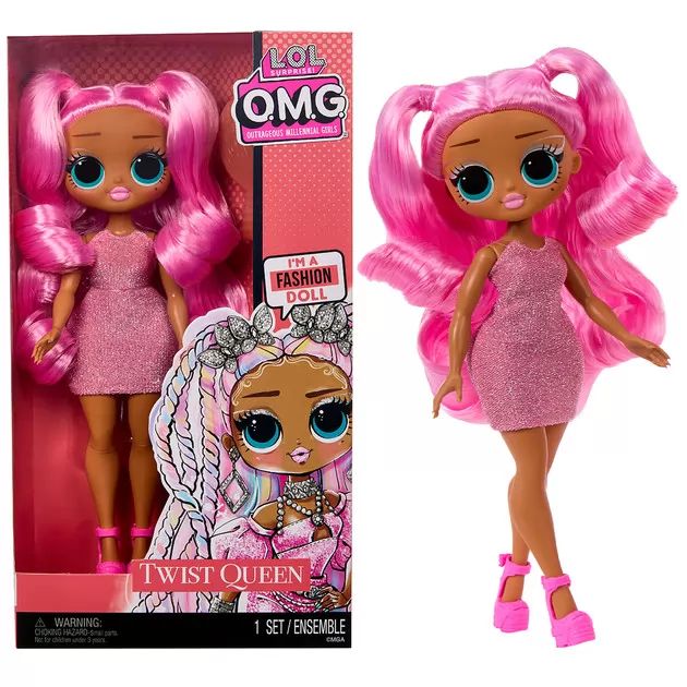 Кукла L. O. L.  SURPRISE! серии "OPP O. M. G. " – КОРОЛЕВА ТВИСТ  фото 1